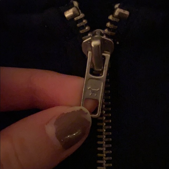 PINK Victoria’s Secret Navy Blue Zip Up Jacket - Picture 6 of 7